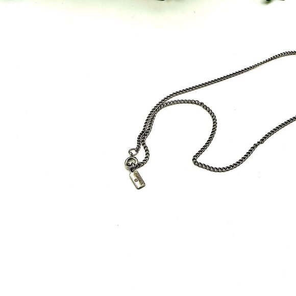 Silver Tone Necklace With Star Charms and Turquoise Accents By Paradise - Picture 5 of 5